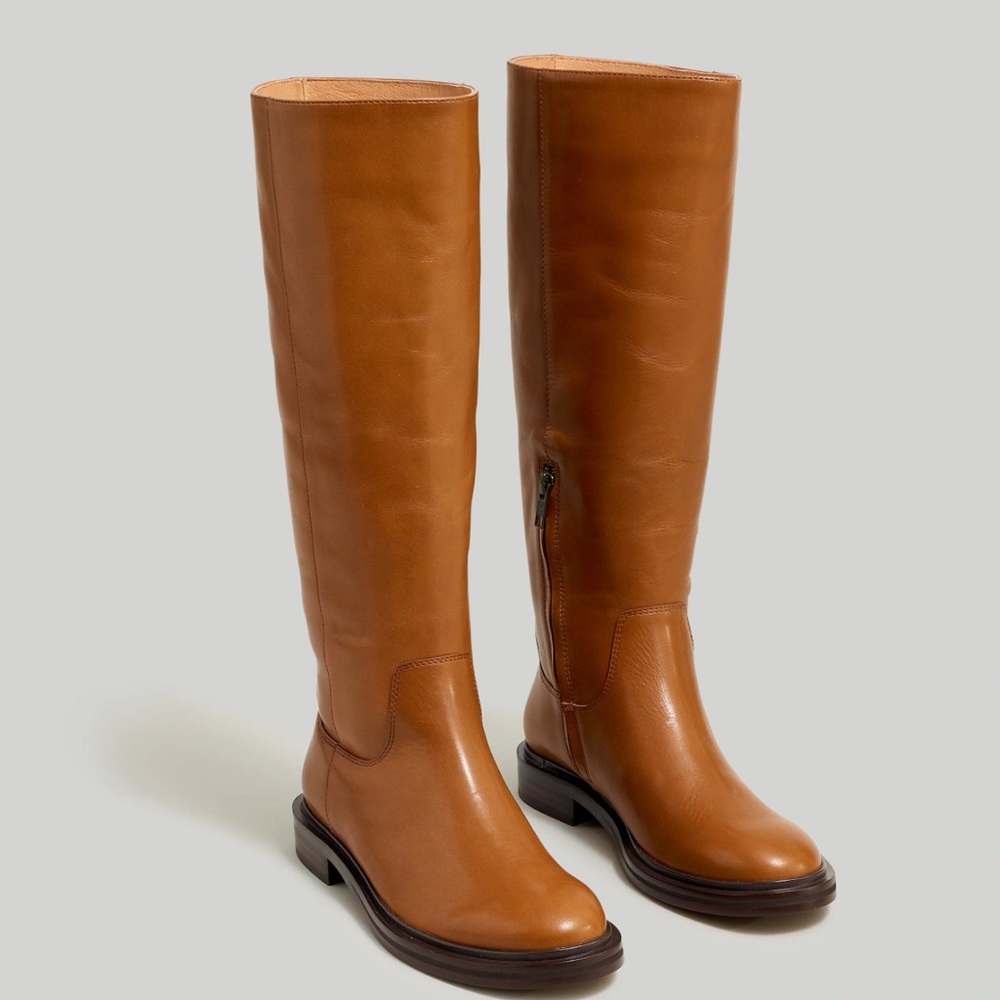 Madewell Leather Wide-Calf Boots